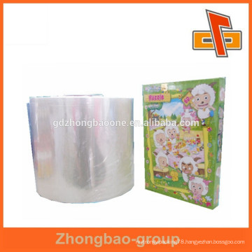 customized plastic pvc shrink film rolls for playing cards